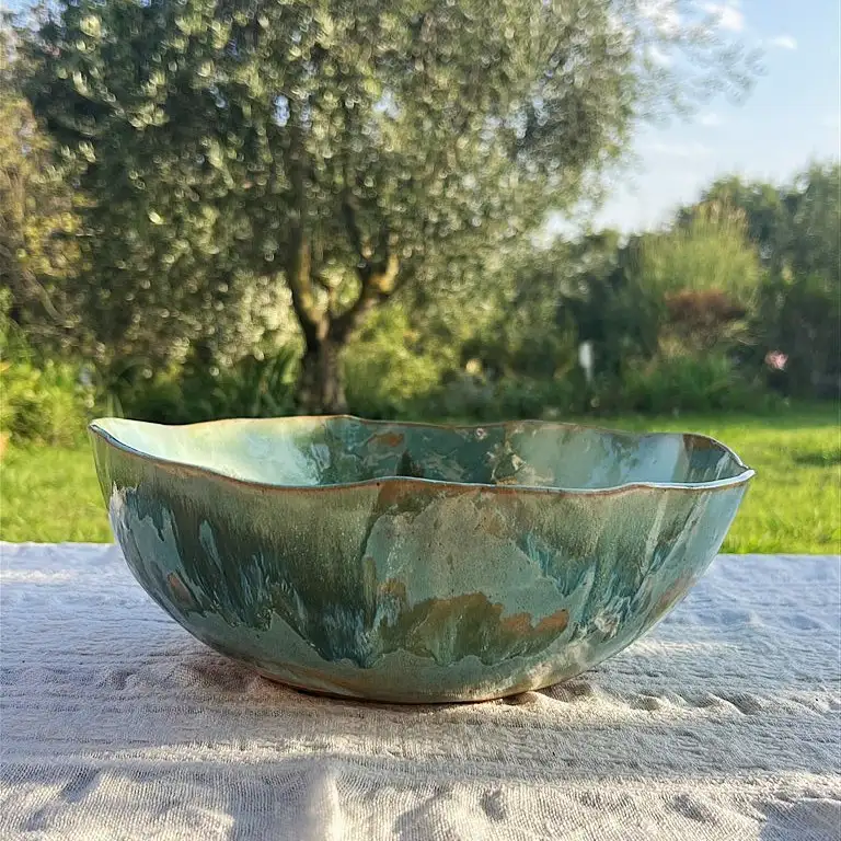 Grand saladier collection nereia par hirunda ceramic